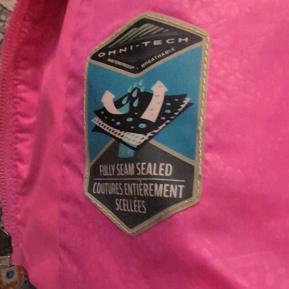 Columbia Women's Heavenly Hooded Jacket Omni Heat Reflect Tech Size S Pink/Gray - Picture 3 of 11